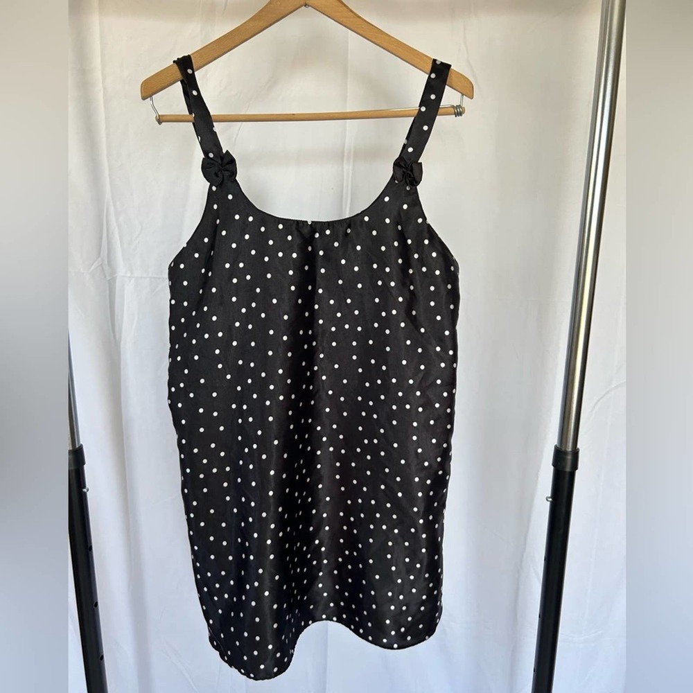 Vintage 1980’s Polka-Dot Mini Dress with Bow Detail on the Straps